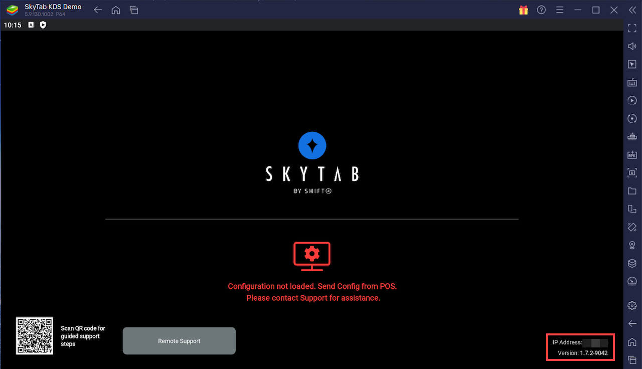 Access Admin Settings on SkyTab KDS Shift4 Knowledge