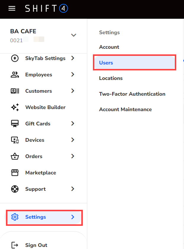 Enable Refund Permissions in Lighthouse Business Manager Shift4 Knowledge