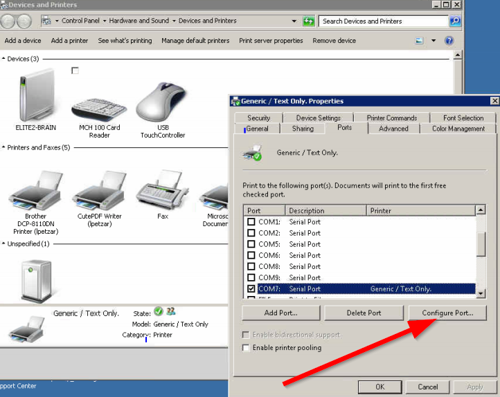 Create “Generic / Text Only” Printer Shift4 Knowledge