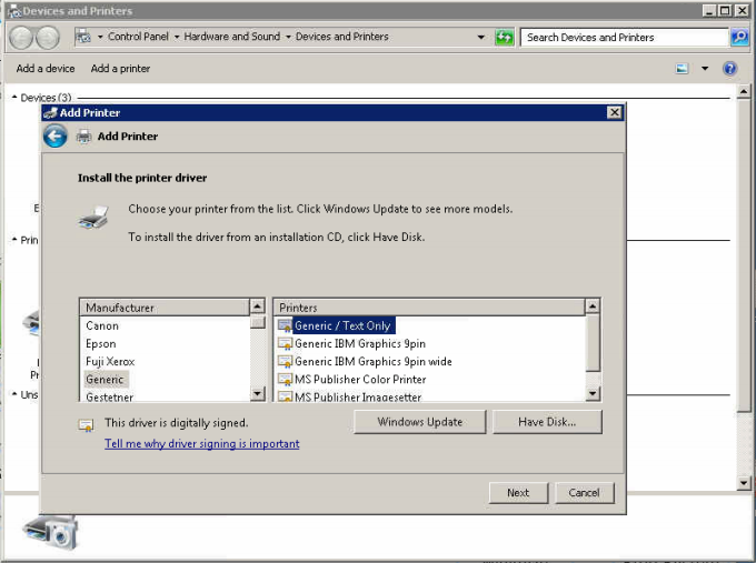 Create “Generic / Text Only” Printer Shift4 Knowledge
