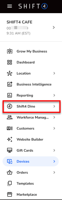 Shift4 Dine Menu.png