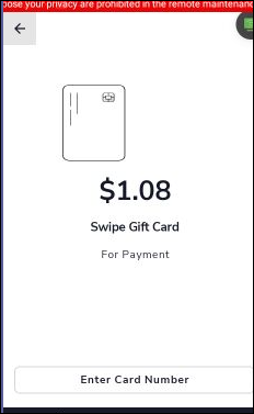 Shift4 one redeem balance tender screen.png
