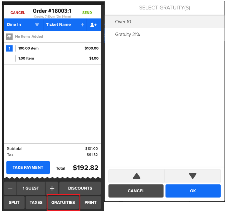 Set up and Configure Gratuity on SkyTab POS – Shift4 Knowledge